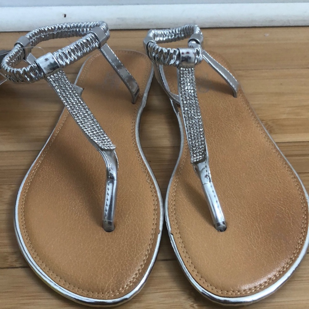Silver Gladiator Sandal